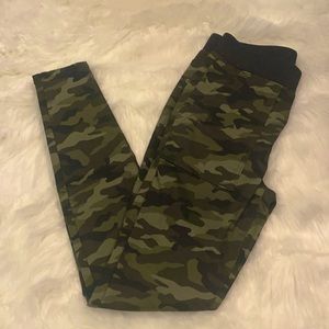 Camo Skinny Leg Pants